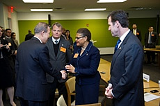 U.N. Secretary-General meeting the U.S. Congressional Delegates
