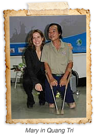 Mary McBride in Laos