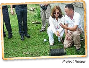 Mary McBride in Laos