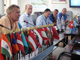 Members of the Justice and Corrections Units brief the delegation on the rule of law in Haiti