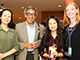 Ms. Elizabeth Wang (Chinese Cultural Foundation), Mr. Chien Chung Pei, Ms. Tiffany Feng, Ms. Morgan DeNicola
